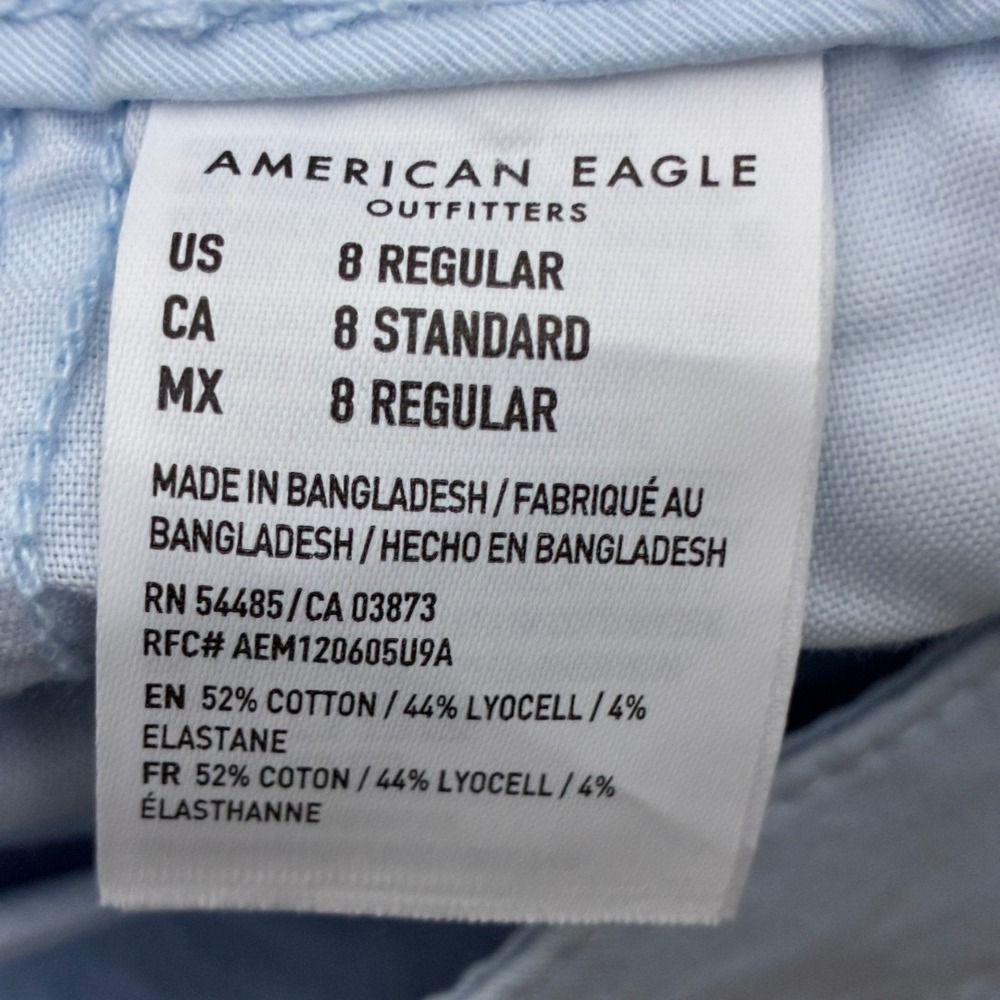 American Eagle Pleated Solid Mini Skirt Light Blu… - image 6